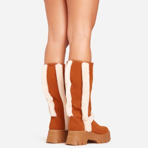 New! Ego Winter Boots - New with box. Wedge- Thick heel- - Picture 2 of 5